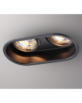 370841 SPOT NT22 278 черный Светильник встраиваемый IP20 GU10 2*50W 220V CLOUD-foto5