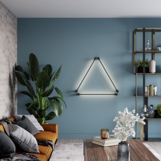 4395/6WL HIGHTECH ODL23 129 черный/металл Настенный св-к IP20 LED 6W 235Лм 3000K DALIA-foto4