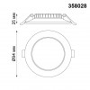 358028 SPOT NT19 272 белый Встраиваемый светильник IP20 LED 4100К 7W 220V LUNA