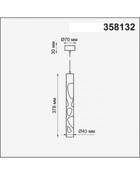 358132 OVER NT19 202 черн Накладной светильник, длина провода 1м IP20 LED 4000K 20W 160 - 265V ARTE-foto2