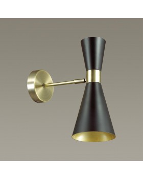 3662/1W MODERNI LN18 102 античная бронза/матовый черный Бра E14 60W 220V QUINN-foto3