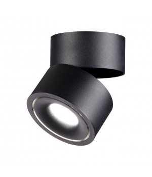 358773 OVER NT21 195 черный Светильник накладной светодиодный IP20 LED 15W 4000K 1300Лм 100-265V GRODA-foto4