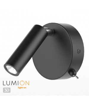 5220/3WL LEDIO LN22 016 черный Бра с выкл. LED 3W 3000K 330Лм 220V CHASE-foto4