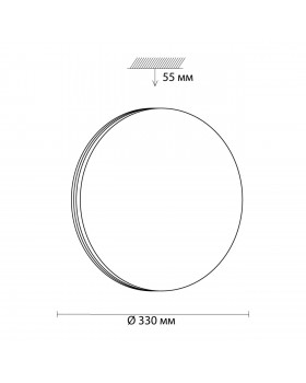 3015/CL MINI SN 046 Светильник пластик/белый/под дерево LED 30Вт 4000K D330 IP43 SMALLI-foto2