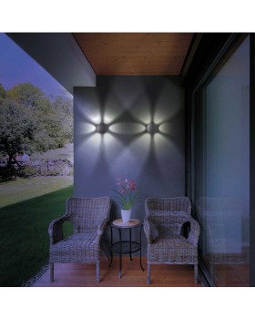 358463 STREET NT20 343 темно-серый Ландшафтный настенный светильник IP54 LED 4000K 6W 85-265V CALLE-foto4