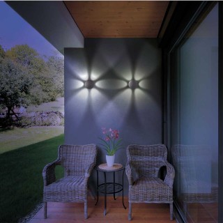 358463 STREET NT20 343 темно-серый  Ландшафтный настенный светильник IP54 LED 4000K 6W 85-265V CALLE-foto4