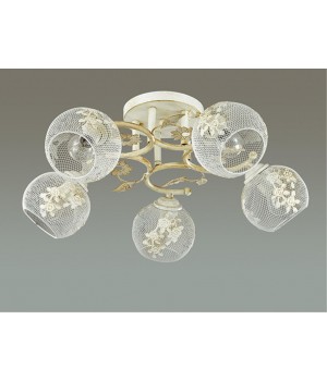 3000/5C COMFI LN16 068 белый с золотой патиной Люстра потолочная E14 5*40W 220V IVETTA-foto3