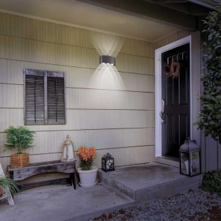 358460 STREET NT20 342 темно-серый  Ландшафтный настенный светильник IP54 LED 4000K 6W 85-265V CALLE-foto4