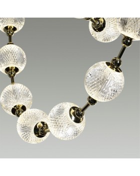 5008/192L L-VISION (В 3-Х КОРОБКАХ) ODL23 415 золотой/прозрачный/металл/акрил Люстра подвесная LED 192W 4000K 9600Лм CRYSTAL-foto5