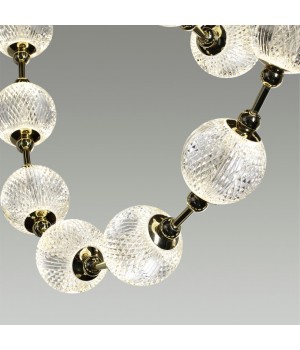 5008/192L L-VISION (В 3-Х КОРОБКАХ) ODL23 415 золотой/прозрачный/металл/акрил Люстра подвесная LED 192W 4000K 9600Лм CRYSTAL-foto5