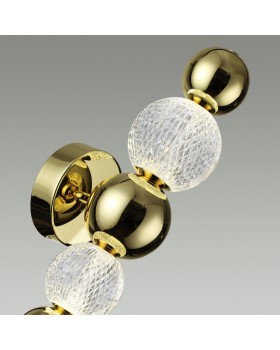 5008/7WL L-VISION ODL23 419 золотой/прозрачный/металл/акрил Бра LED 7W 4000K 380Лм CRYSTAL-foto5