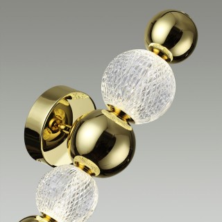 5008/7WL L-VISION ODL23 419 золотой/прозрачный/металл/акрил Бра LED 7W 4000K 380Лм CRYSTAL-foto5