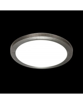 3033/DL TAN SN 058 Светильник пластик/белый/коричневый LED 48Вт 3000-6500K D400 IP43 пульт ДУ/ LampSmart LERBA BROWN-foto3