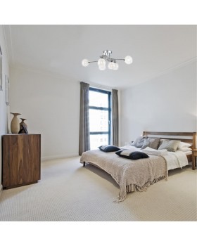 3063/6C MODERNI LN16 186 хром Люстра потолочная E14 6*60W 220V NINETTE-foto3