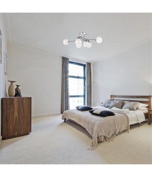 3063/6C MODERNI LN16 186 хром Люстра потолочная E14 6*60W 220V NINETTE-foto3