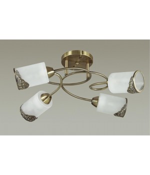 3012/4C COMFI LN16 078 бронзовый/стекло/метал. декор Люстра потолочная E27 4*40W 220V CITADELLA-foto3