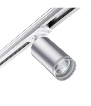 370879 PORT NT22 068 серебро Светильник трековый однофазный двухжильный IP20 GU10 9W 220V ULAR-foto4