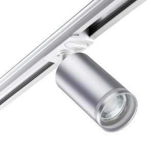 370879 PORT NT22 068 серебро Светильник трековый однофазный двухжильный IP20 GU10 9W 220V ULAR-foto4