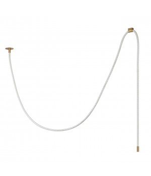 4399/40CL HIGHTECH ODL23 103 ант.бронза/металл/канат Потолочный св-к встраиваемый (2 крепления и крючок в комплекте) IP20 LED 40W 1580Лм 3000K CORDA-foto5