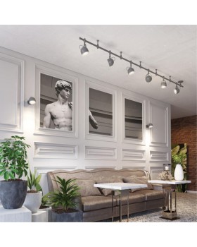 3803/6TR MODERN ODL19 251 серый/металл Гибкий трек GU10 6*50W 3000х114х294 GRAFFITO-foto4