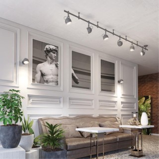 3803/6TR MODERN ODL19 251 серый/металл Гибкий трек GU10 6*50W 3000х114х294 GRAFFITO-foto4