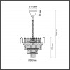 5234/6 CLASSI LN22 золотой Люстра E14 6*40W 220V ZOLA