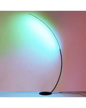 4380/10FL HIGHTECH ODL23 121 черный/металл Напольный светильник IP20 RGB динамическая подсветка LED 10W с выключателем на шнуре/пульт ПДУ 3000K ARCHIE-foto3