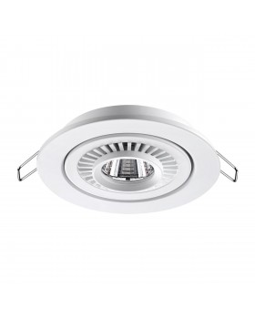 358815 SPOT NT21 252 белый Светильник встраиваемый светодиодный IP20 LED 9W 770Лм 4000K 220V GESSO-foto6