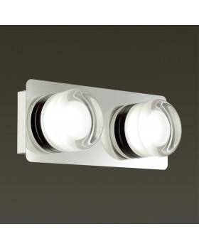 5206/10WL VINTAGE никель Бра IP44 LED 2*5W 4000K 220V ORTEGA-foto3