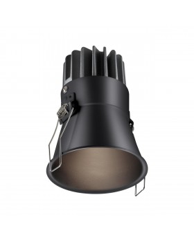 358909 SPOT NT22 229 черный Встраиваемый светодиодный светильник с переключателем цветовой температуры IP20 LED 3000К\4000К\6000К 12W 220V LANG-foto4