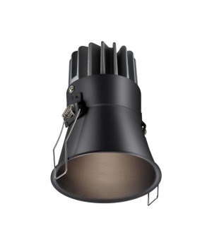 358909 SPOT NT22 229 черный Встраиваемый светодиодный светильник с переключателем цветовой температуры IP20 LED 3000К\4000К\6000К 12W 220V LANG-foto4