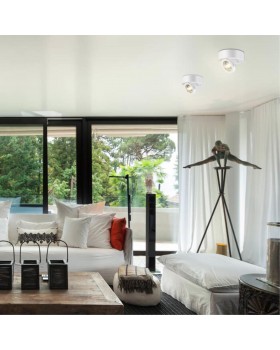 357704 OVER NT18 201 белый Накладной светильник IP33 LED 3000K 10W 220-240V RAZZO-foto3