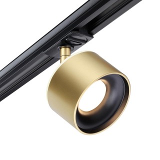 358975 PORT NT22 079 бронза св. Светильник трековый однофазный трехжильный с переключ. цв. температуры IP20 LED 3000К\4000К\6000К 12W вниз + 3W вверх-foto6