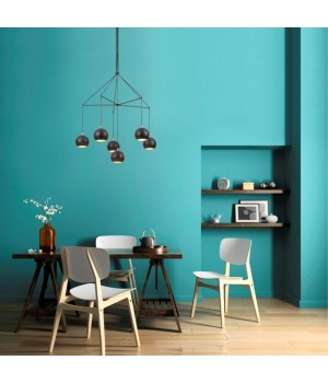 3635/6 MODERNI LN18 147 черный с бронзой Люстра G9 6*40W 220V NERUNI-foto3