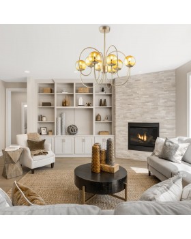 4482/8C MODERNI LN20 168 золотой, желтый Люстра потолочная E14 8*60W 220V SCARLETT-foto3