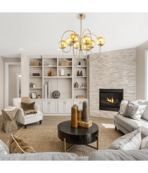 4482/8C MODERNI LN20 168 золотой, желтый Люстра потолочная E14 8*60W 220V SCARLETT-foto3