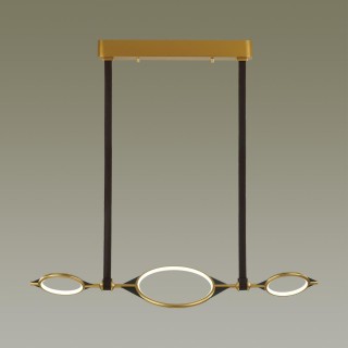 4995/40L L-VISION ODL23 377 матов.золотой/черный/металл/акрил Люстра LED 40W 3000K VIKEMA-foto3