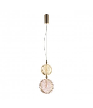 5412/13LA L-VISION ODL_EX23 8 золотой/желтый/розовый металл/стекло Подвес LED 13W 4000K CARAMELLA-foto5