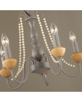 5294/5 LOFTI LN23 160 серый Люстра E14 5*60W 220V ZULA-foto4