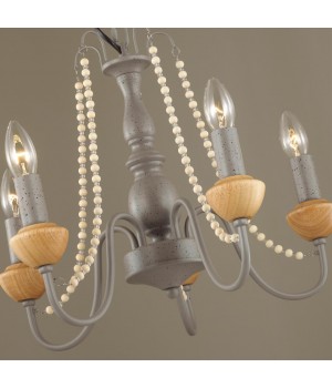 5294/5 LOFTI LN23 160 серый Люстра E14 5*60W 220V ZULA-foto4