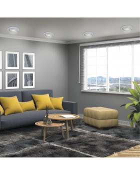 357998 SPOT NT19 253 белый Встраиваемый поворотный светильник IP20 LED 3000К 10W 85-265V STERN-foto3