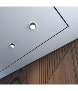 358354 OVER NT20 193 черный Светильник накладной IP20 LED 18W вниз/6W вверх 85-265V 4000K ORO-foto3