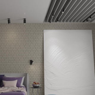 370877 PORT NT22 068 черный Светильник трековый однофазный двухжильный IP20 GU10 9W 220V ULAR-foto3