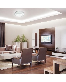 2041/DL PALE SN 093 Светильник пластик/белый/прозрачный LED 48Вт 3000-6000K D350 IP43 пульт ДУ FLOORS-foto3