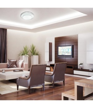 2041/DL PALE SN 093 Светильник пластик/белый/прозрачный LED 48Вт 3000-6000K D350 IP43 пульт ДУ FLOORS-foto3