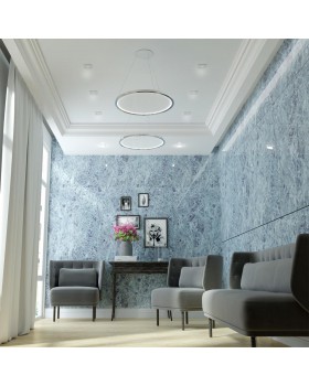 358588 OVER NT21 134 серебро Подвесной диммируемый светильник IP20 LED 3000~6000К ITER-foto3