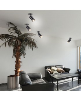 370416 SPOT NT19 283 черный Встраиваемый светильник IP20 GU10 50W 220V PIPE-foto3