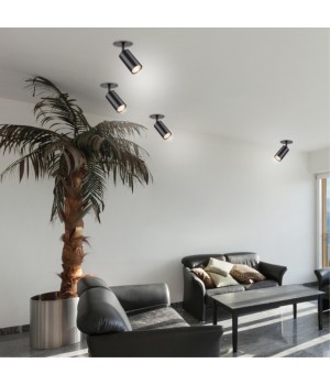 370416 SPOT NT19 283 черный Встраиваемый светильник IP20 GU10 50W 220V PIPE-foto3