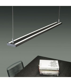 358446 OVER NT20 177 черный Подвесной светильник IP20 LED 40W вниз + 20W вверх 100-277V ITER-foto3