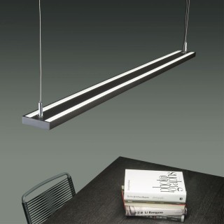 358446 OVER NT20 177 черный Подвесной светильник IP20 LED 40W вниз + 20W вверх 100-277V ITER-foto3